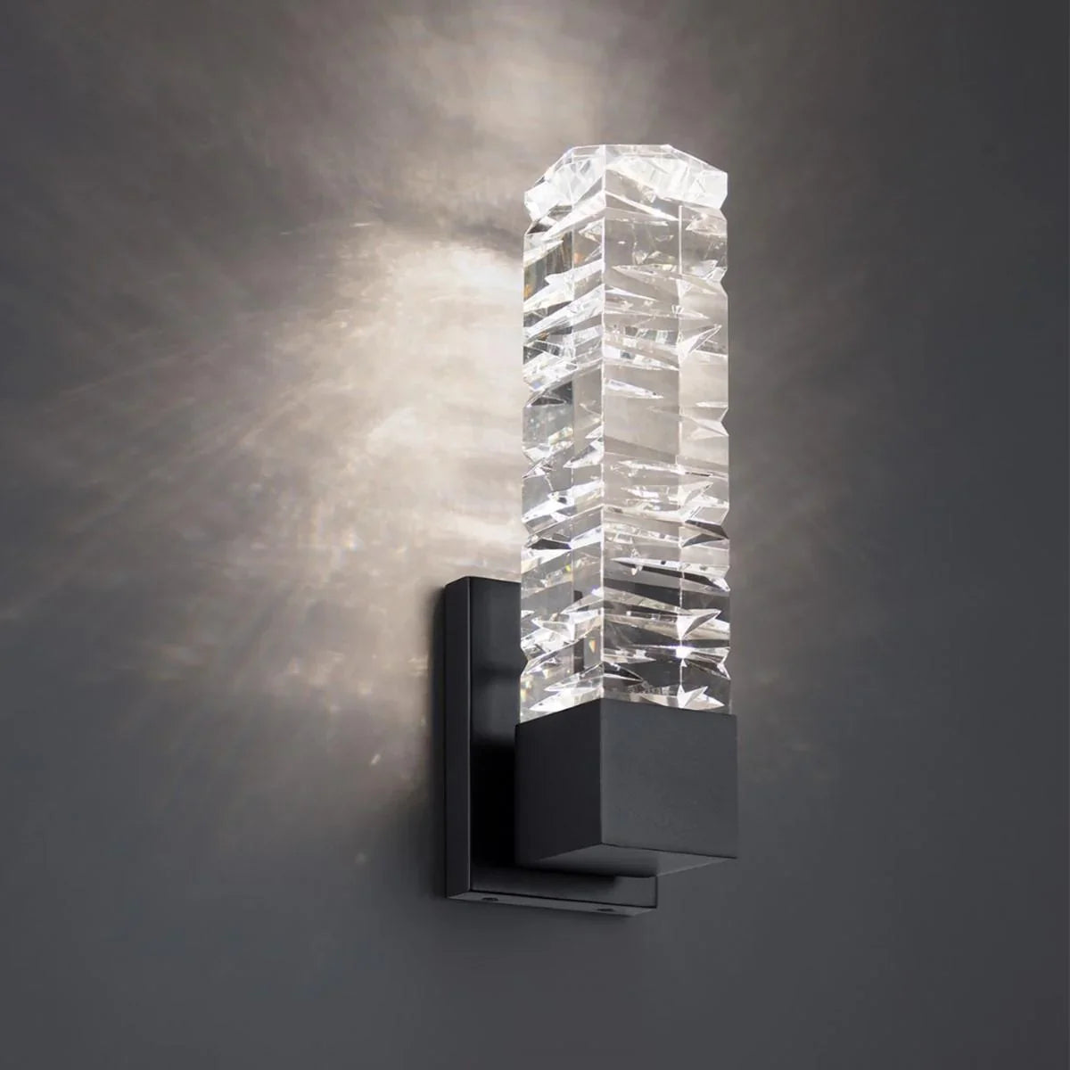 Juliet 15" LED Wall Light, Black Finish - Bees Lighting