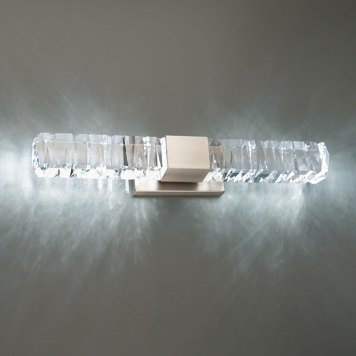 Juliet 27 in. LED Wall Sconce Brushed Nickel Finish - Bees Lighting