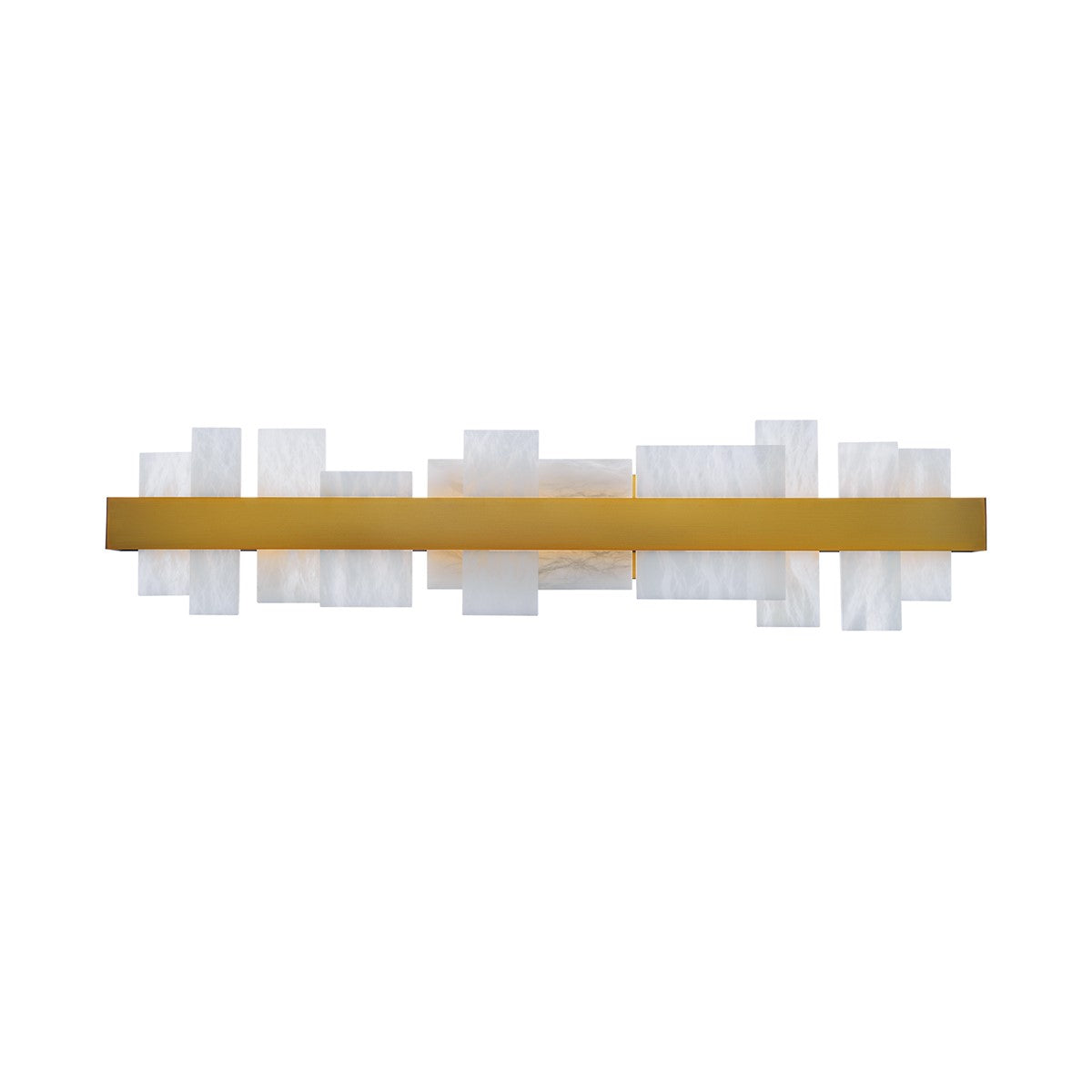 Acropolis 37 in. LED Wall Light Brass finish - Bees Lighting