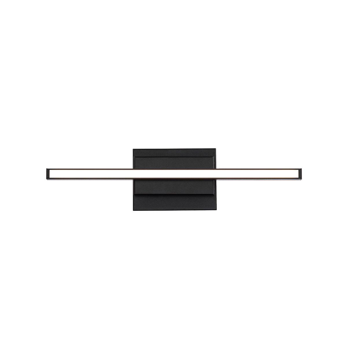 Parallax 18 in. LED Bath Bar 171 Lumens Selectable CCT Black finish - Bees Lighting