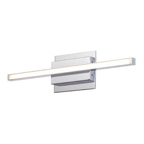 Parallax 18 in. LED Bath Bar 171 Lumens Selectable CCT Chrome finish - Bees Lighting