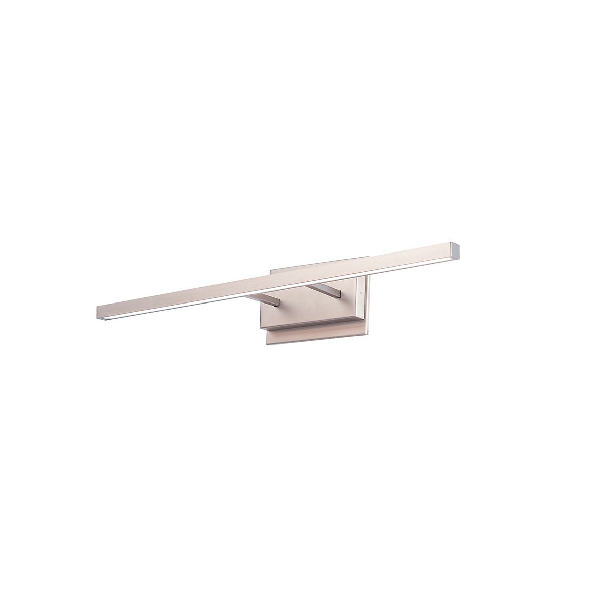 Parallax 24 in. LED Bath Bar 329 Lumens 3000K Nickel finish - Bees Lighting