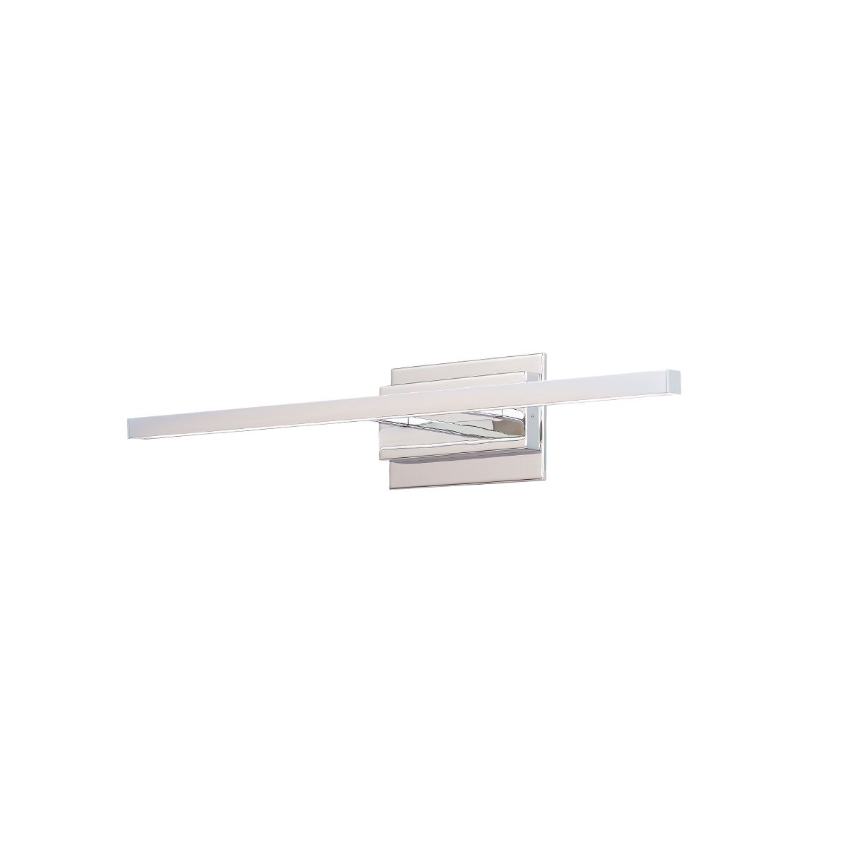 Parallax 24 in. LED Bath Bar 340 Lumens 3000K Chrome finish - Bees Lighting