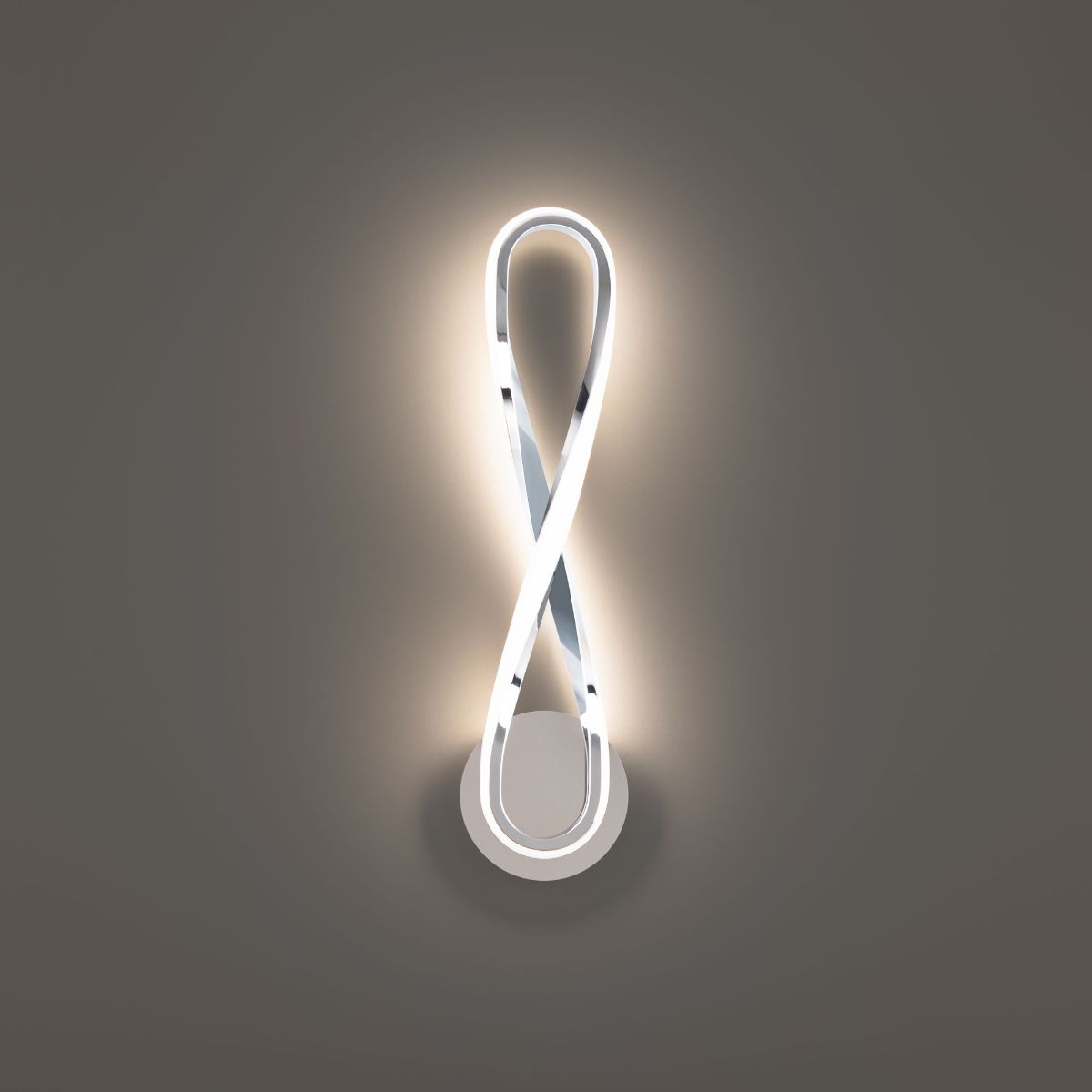 Marise 20 in. LED Wall Light 3000K Chrome finish - Bees Lighting