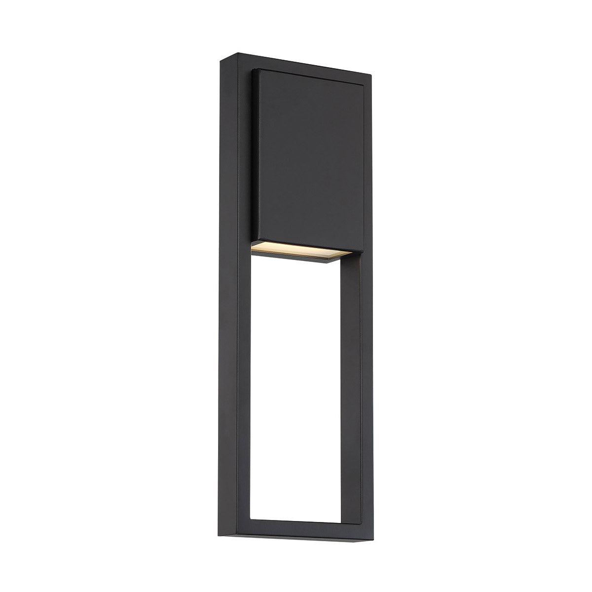 Archetype 18 In LED Outdoor Wall Sconce 435 Lumens 3000K Black - Bees Lighting