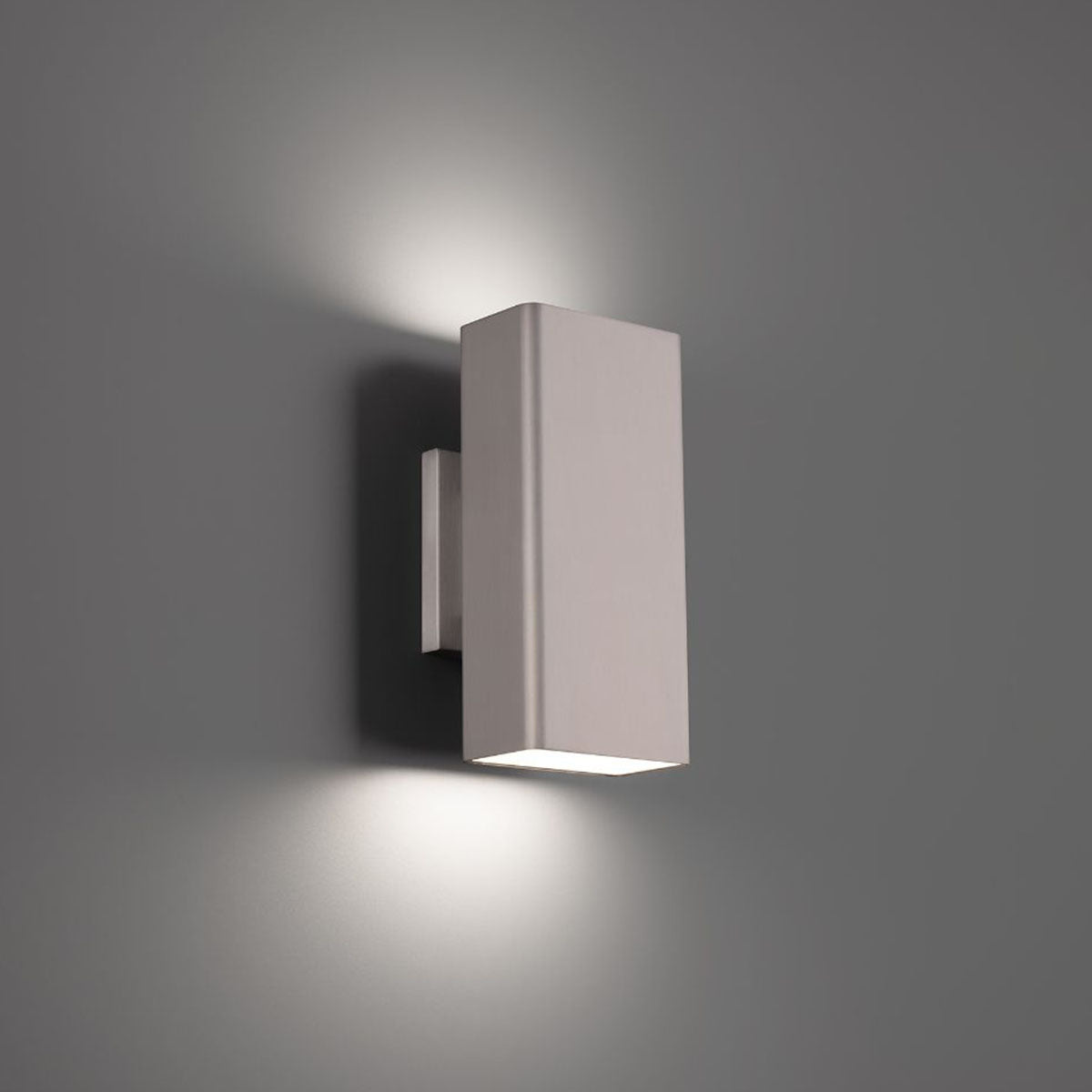 Edgey 10 in. LED Outdoor Wall Sconce 3000K Aluminum Finish - Bees Lighting