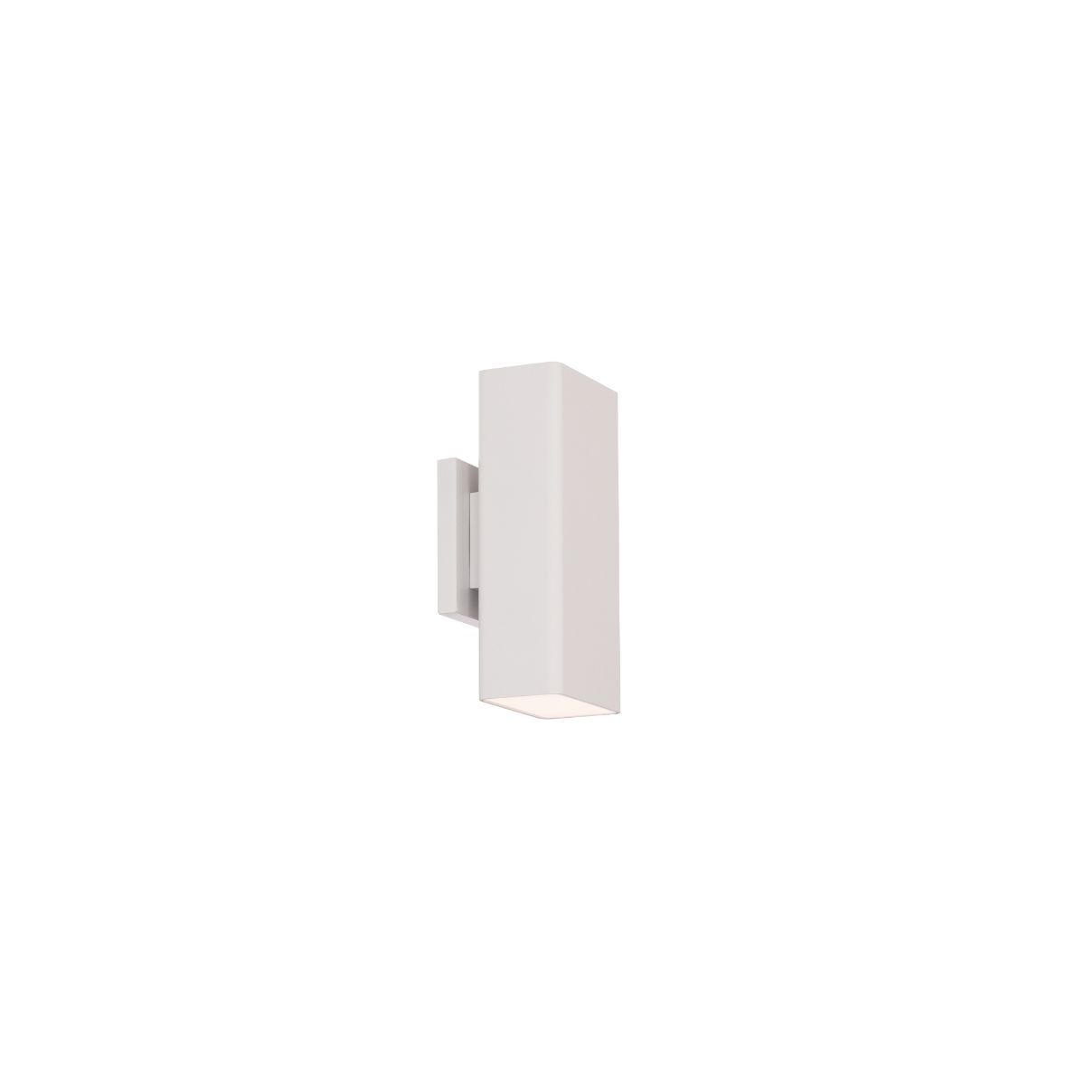 Edgey 10 in. LED Outdoor Wall Sconce 3000K White Finish - Bees Lighting