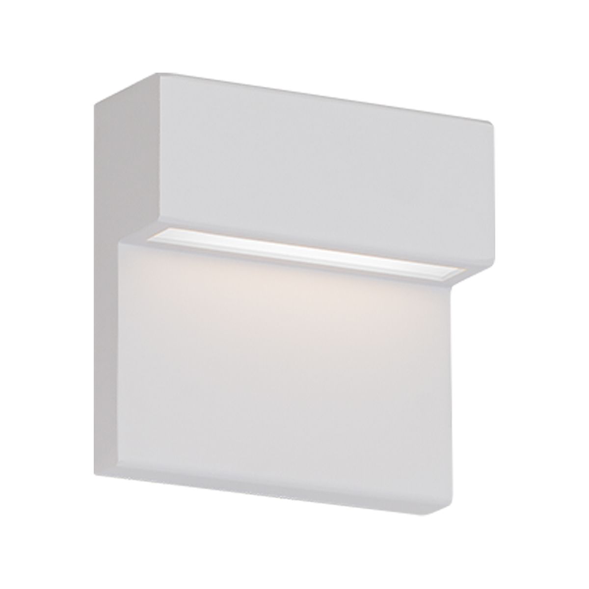 Balance 6 in. LED Outdoor Wall Sconce CCT Selectable White Finish - Bees Lighting