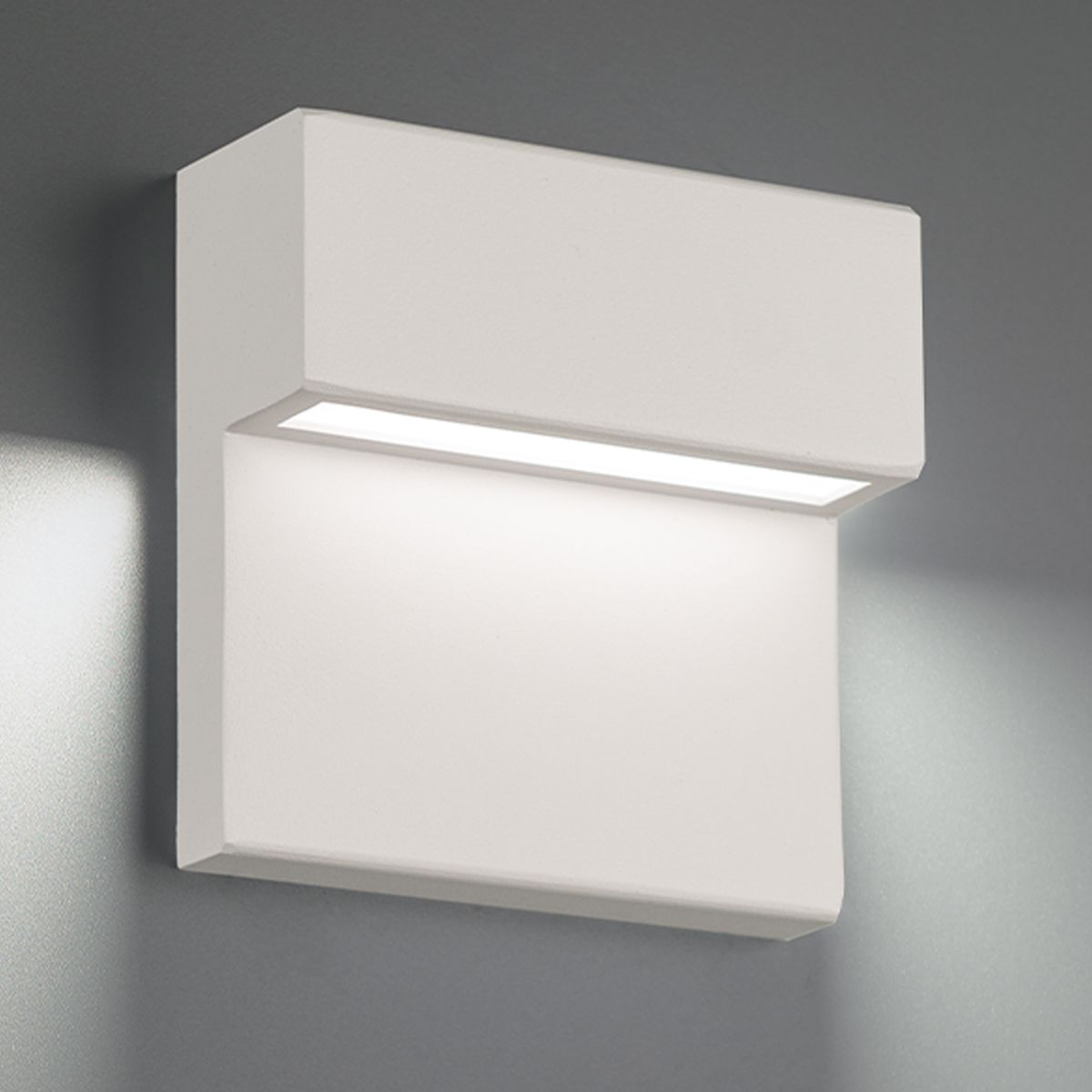 Balance 6 in. LED Outdoor Wall Sconce CCT Selectable White Finish - Bees Lighting