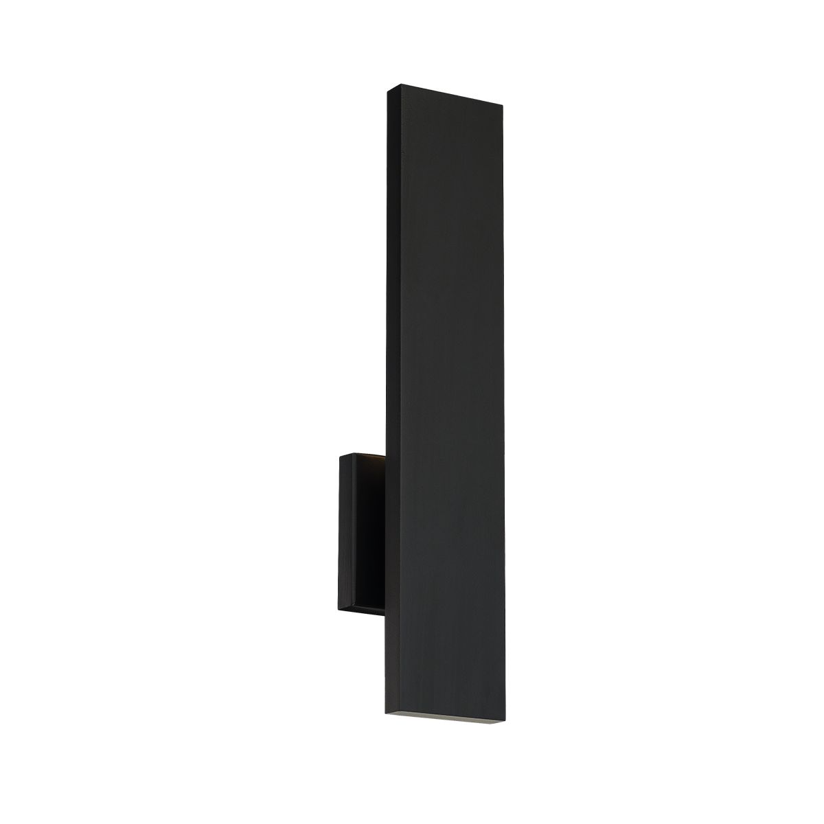 Stag 18 in LED Outdoor Wall Sconce CCT Selectable Black Finish - Bees Lighting