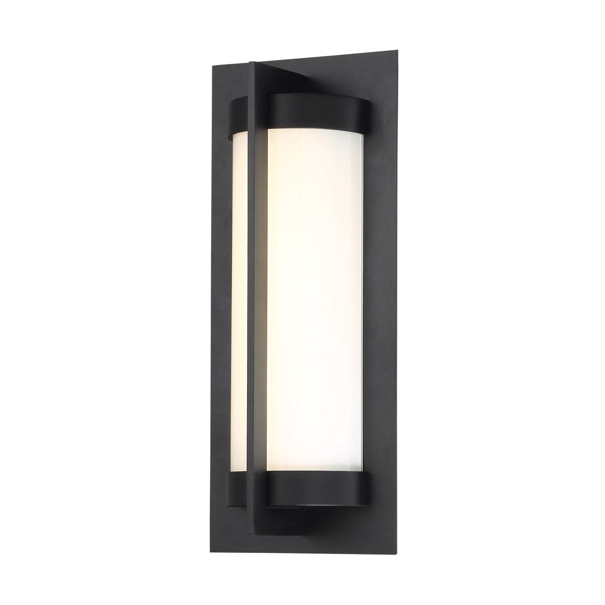 Oberon 14 in. LED Outdoor Wall Sconce Black - Bees Lighting