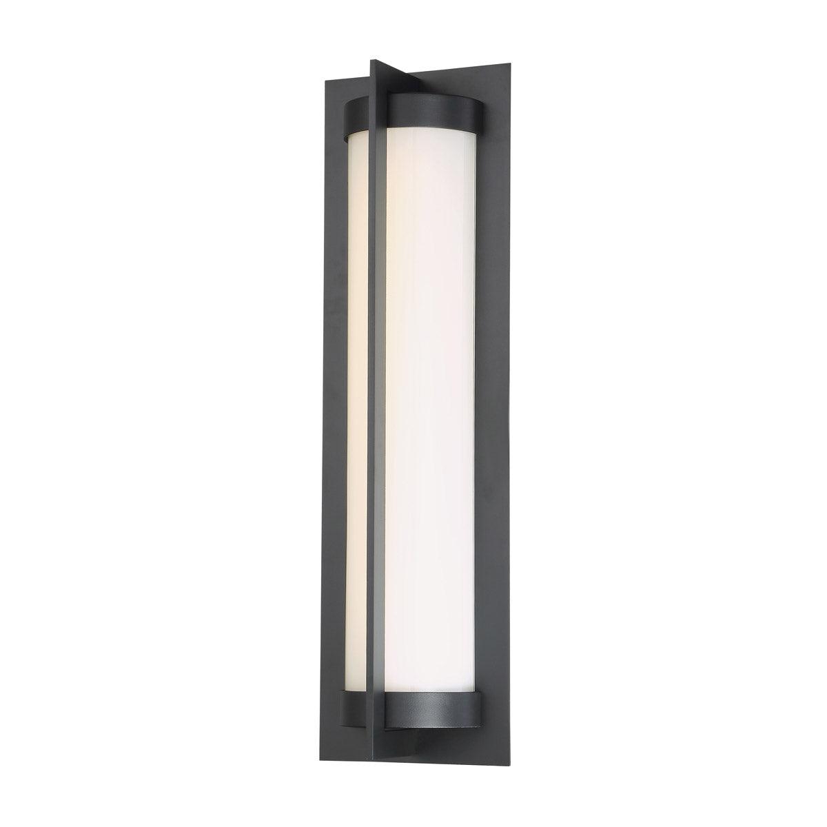 Oberon 20 in. LED Outdoor Wall Sconce Black - Bees Lighting