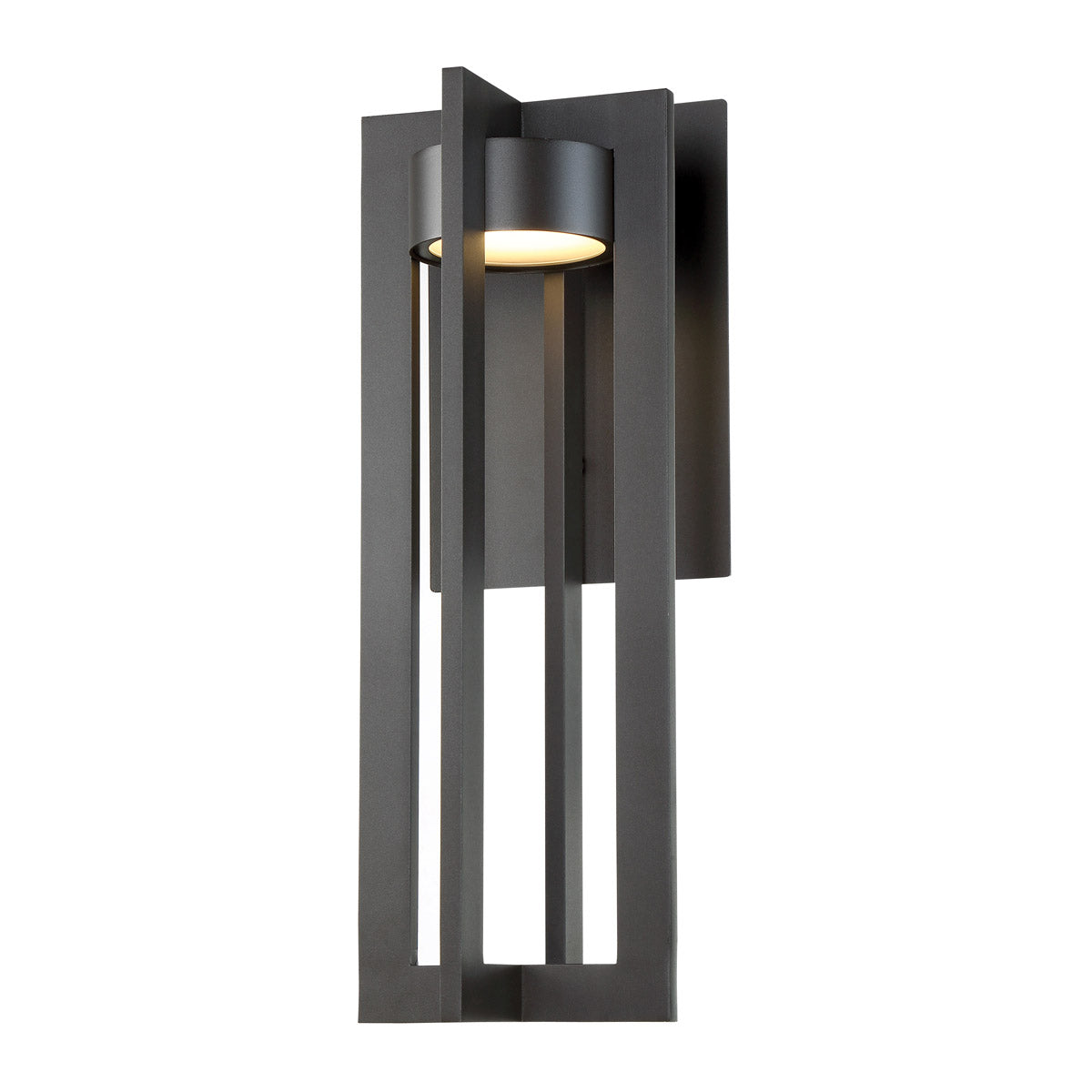 Chamber 20 in. LED Outdoor Wall Sconce 3000K Bronze Finish - Bees Lighting