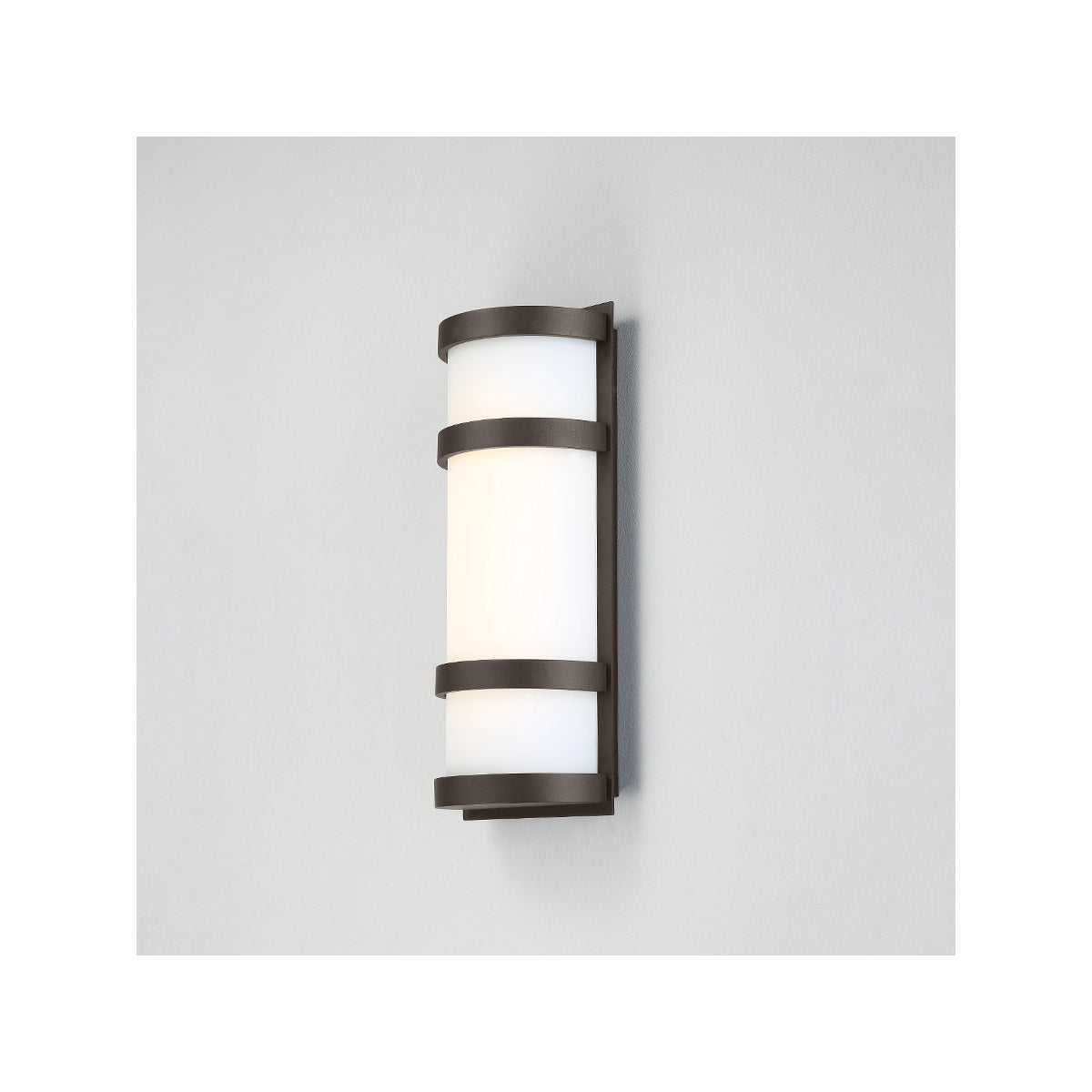 Latitude 14 In. LED Outdoor Wall Sconce 3000K Bronze - Bees Lighting