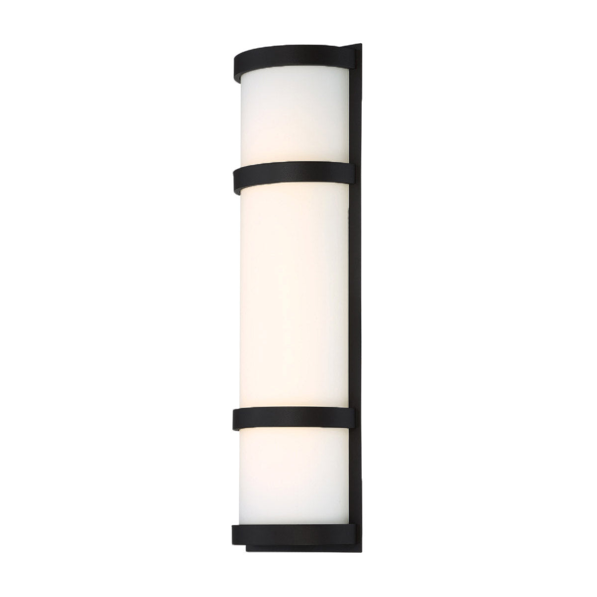 Latitude 20 in. LED Outdoor Wall Sconce 3000K Black Finish - Bees Lighting