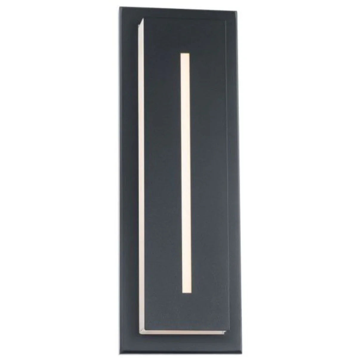 Midnight 16" LED Outdoor Wall Sconce, 3000K, Black Finish - Bees Lighting