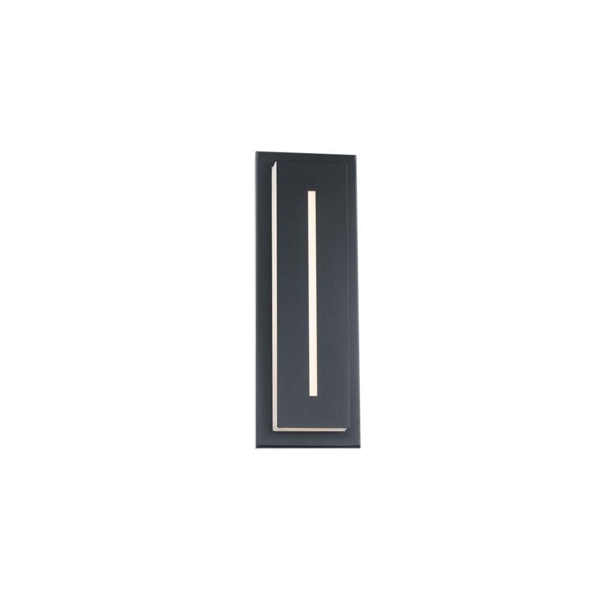 Midnight 16 In. LED Outdoor Wall Sconce 3000K Black Finish - Bees Lighting