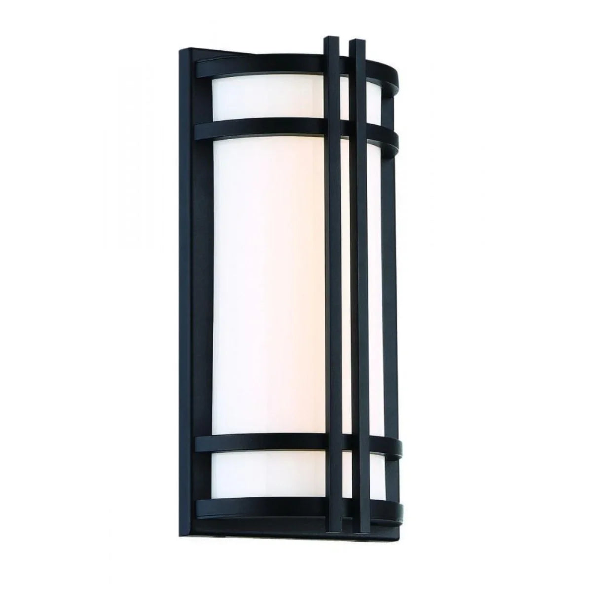 Skyscraper 27" LED Outdoor Wall Sconce, Black Finish - Bees Lighting