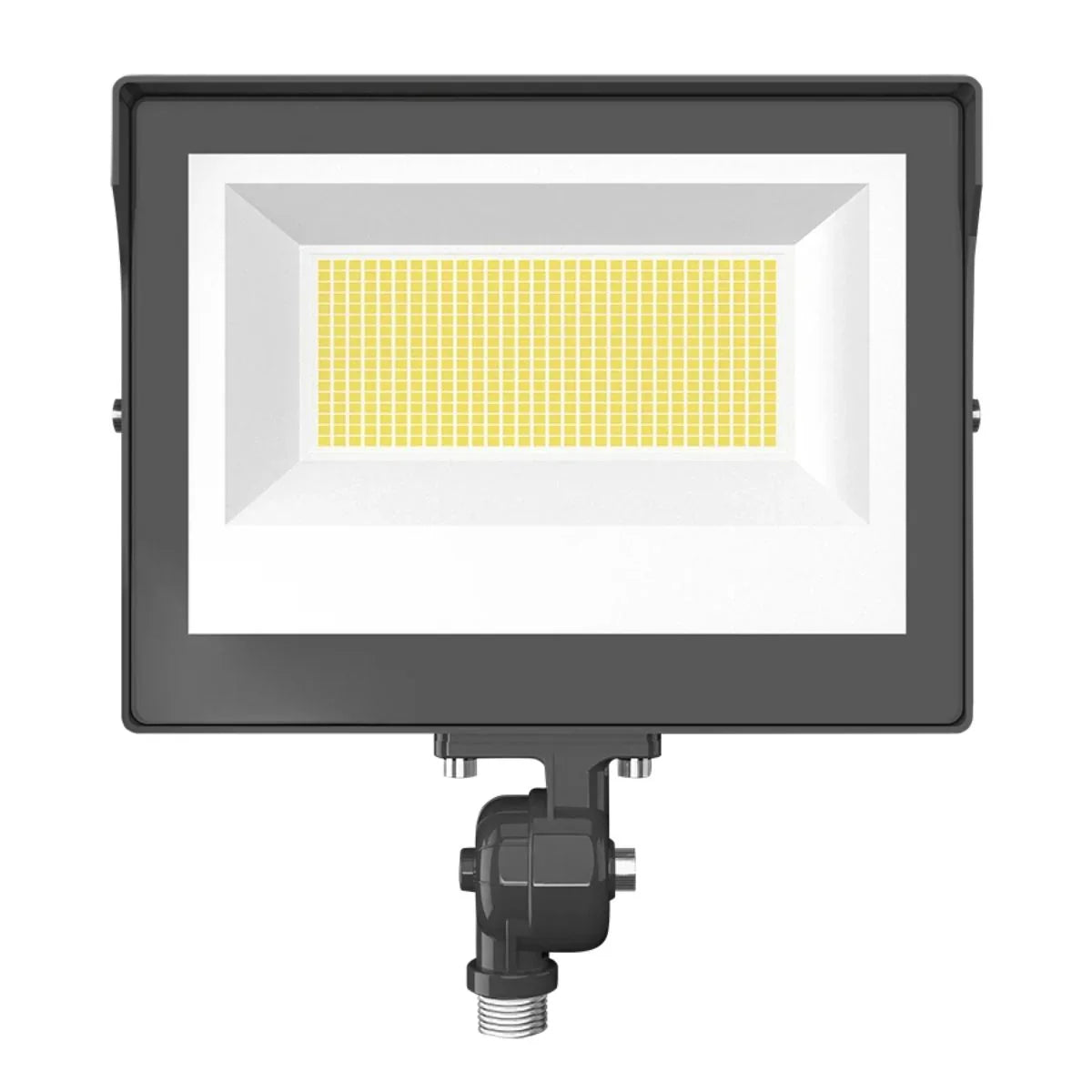 LED Flood Light, 60W, 8300 Lumens, 30K/40K/50K, Knuckle, Bronze, 120-277V - Bees Lighting