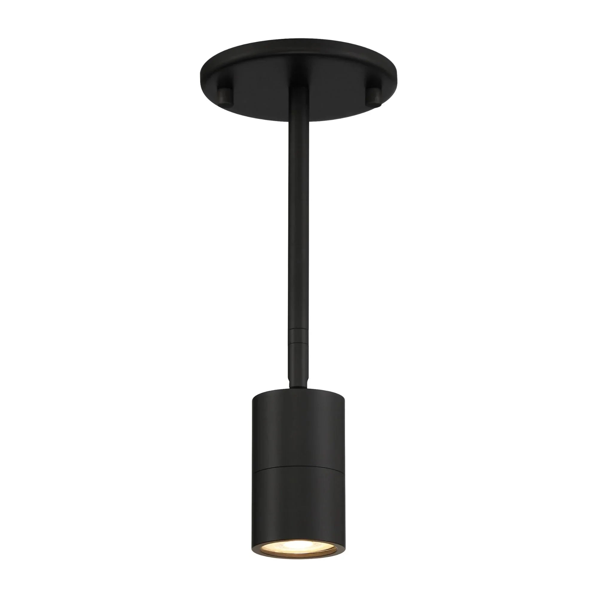 Cafe Dual Mount 4" LED Wall/Ceiling Spotlight, Matte Black Finish