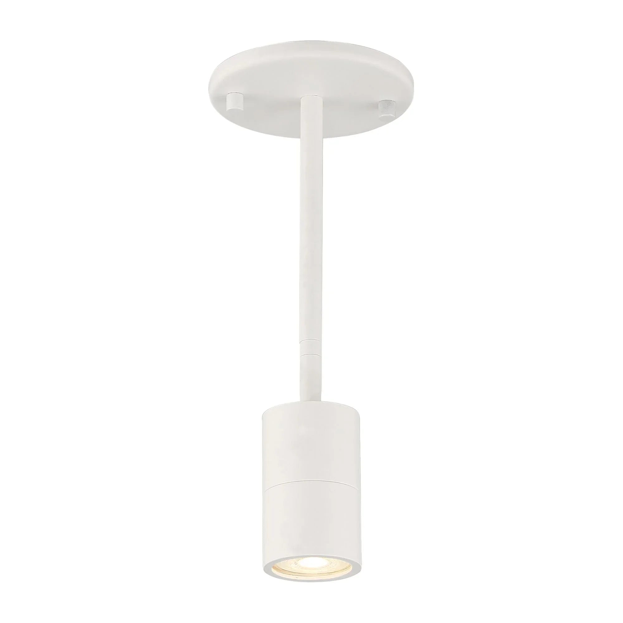 Cafe Dual Mount 4" LED Wall/Ceiling Spotlight, Matte White Finish