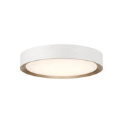 Malaga Color Selectable 16" LED Flush Mount, Matte White Finish