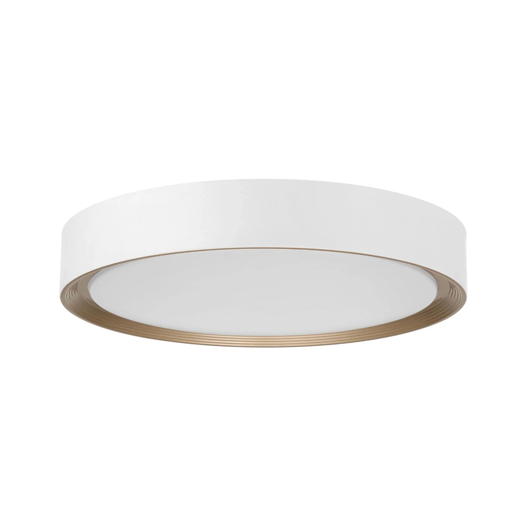 Malaga Color Selectable 16" LED Flush Mount, Matte White Finish