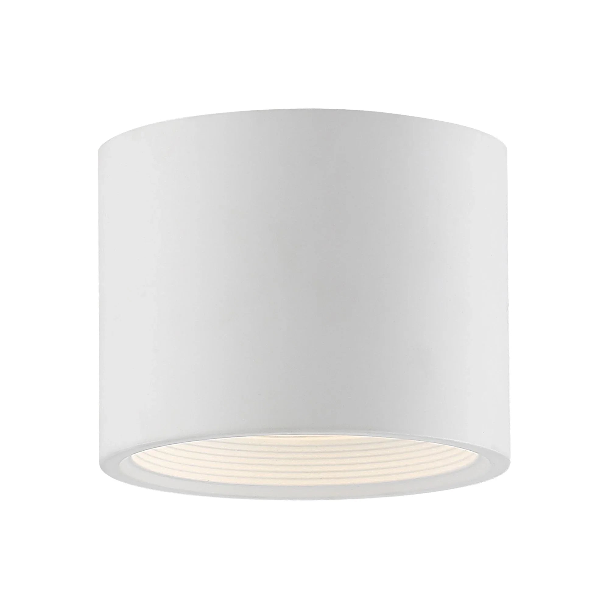 Reel 5" LED Flush Mount, White Finish
