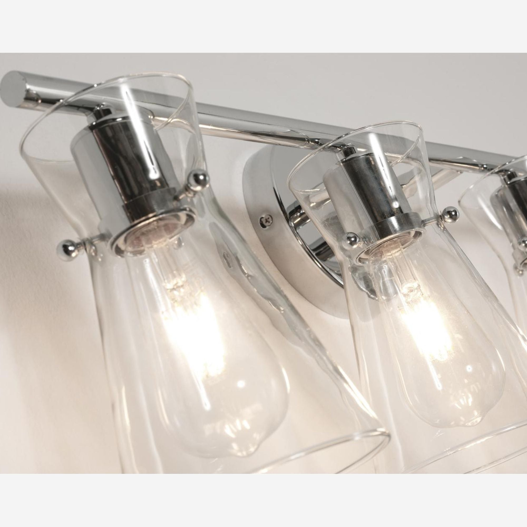 Amanda 31 in. 4 lights Vanity Light Polished Chrome finish - Bees Lighting