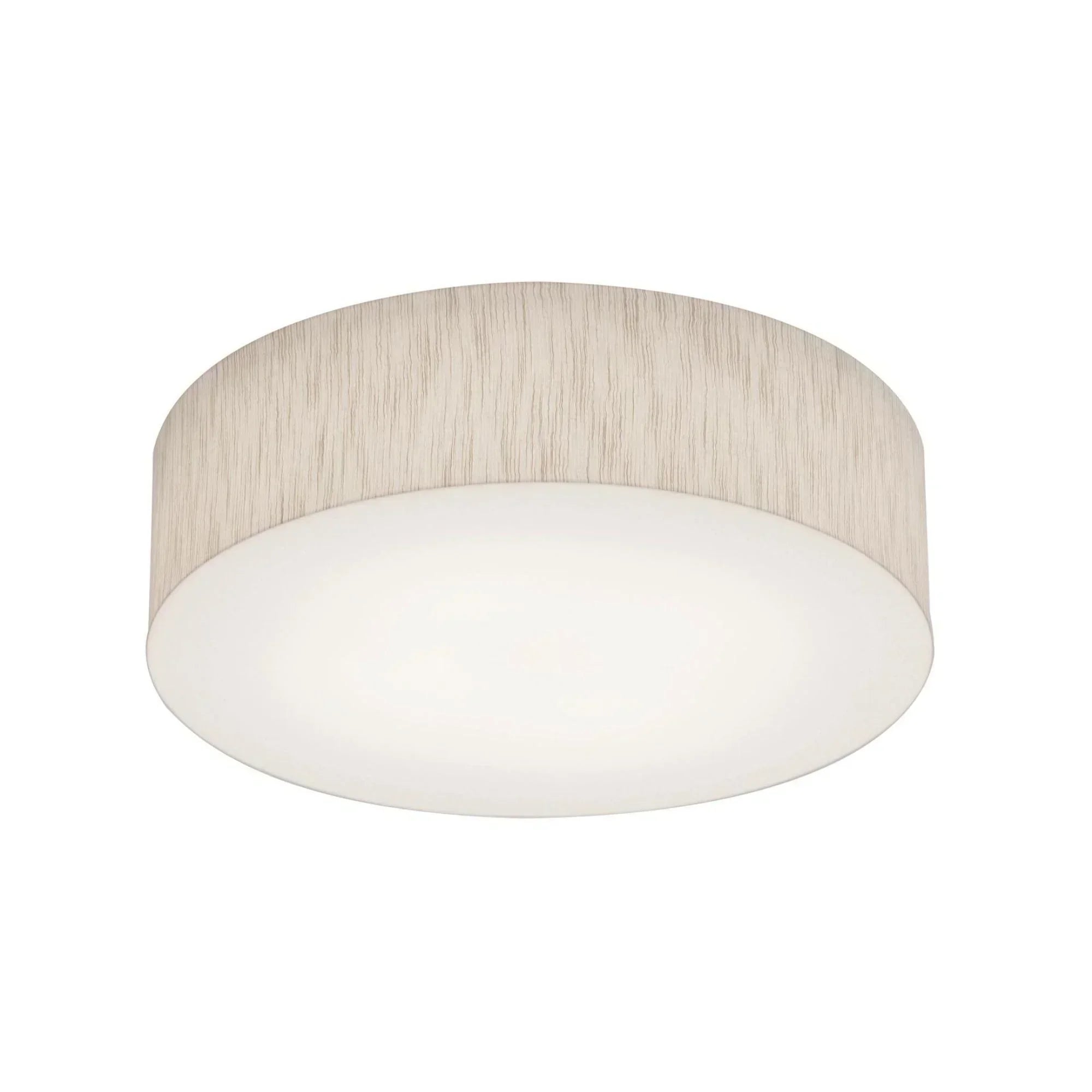 AFX Anton ANF1932LAJUD-JT-MS LED Flush Mount | Jute & Linen White