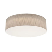 Anton 24" LED Flush Mount, Jute Finish, Motion Sensor