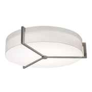Apex 33" LED Flush Mount, Jute/Grey Finish, Motion Sensor