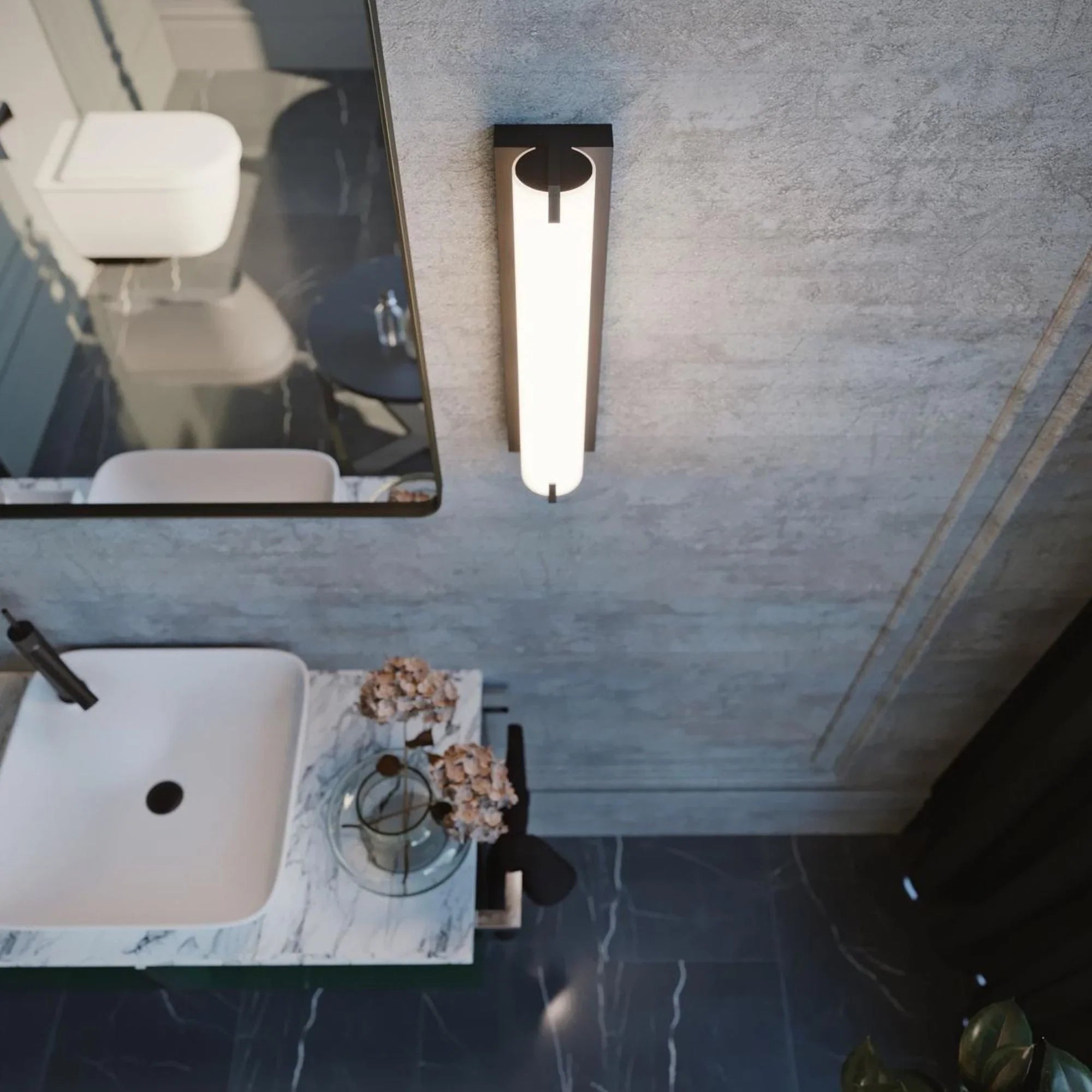 Axel 16" LED Wall Sconce, Satin Nickel Finish - Bees Lighting