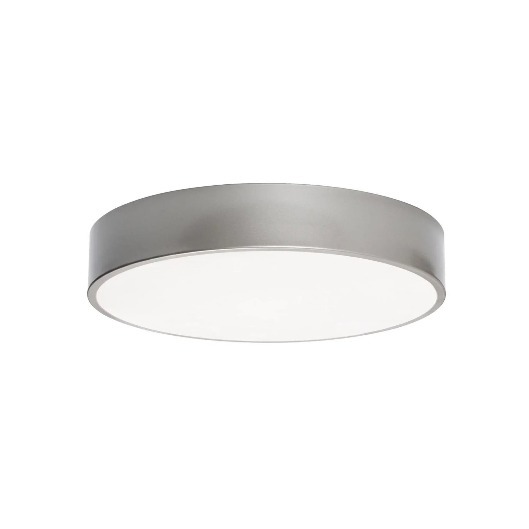 Bailey 14" LED Flush Mount, Satin Nickel Finish