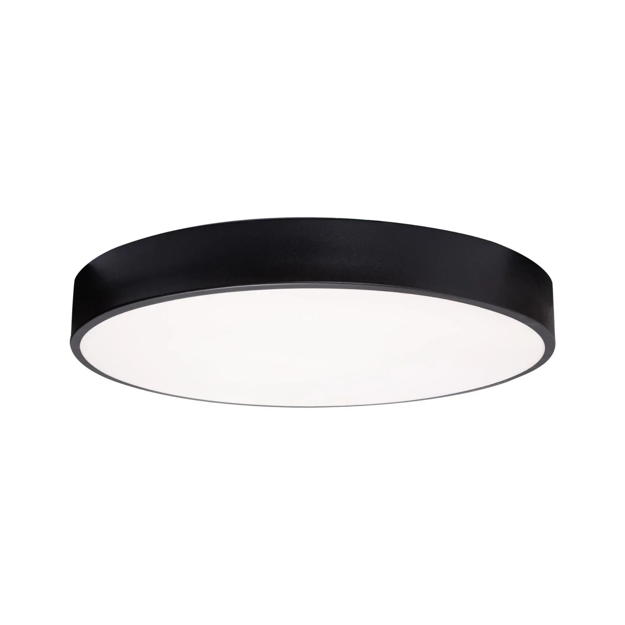 Bailey 19" LED Flush Mount, Black Finish