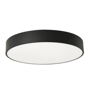 Bailey 30" LED Flush Mount, Black Finish, Battery Backup & Motion Sensor