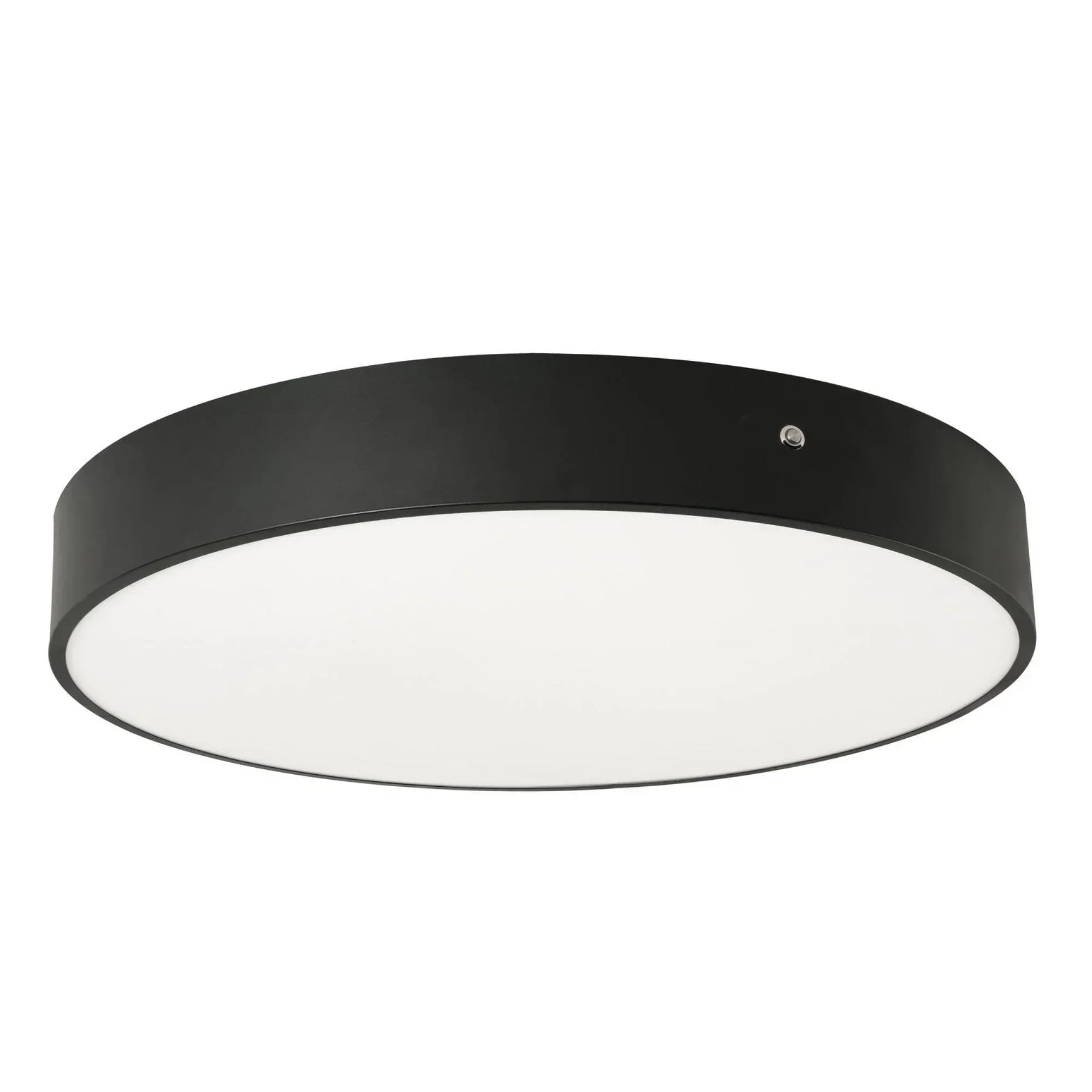Bailey 30" LED Flush Mount, Black Finish, Battery Backup & Motion Sensor