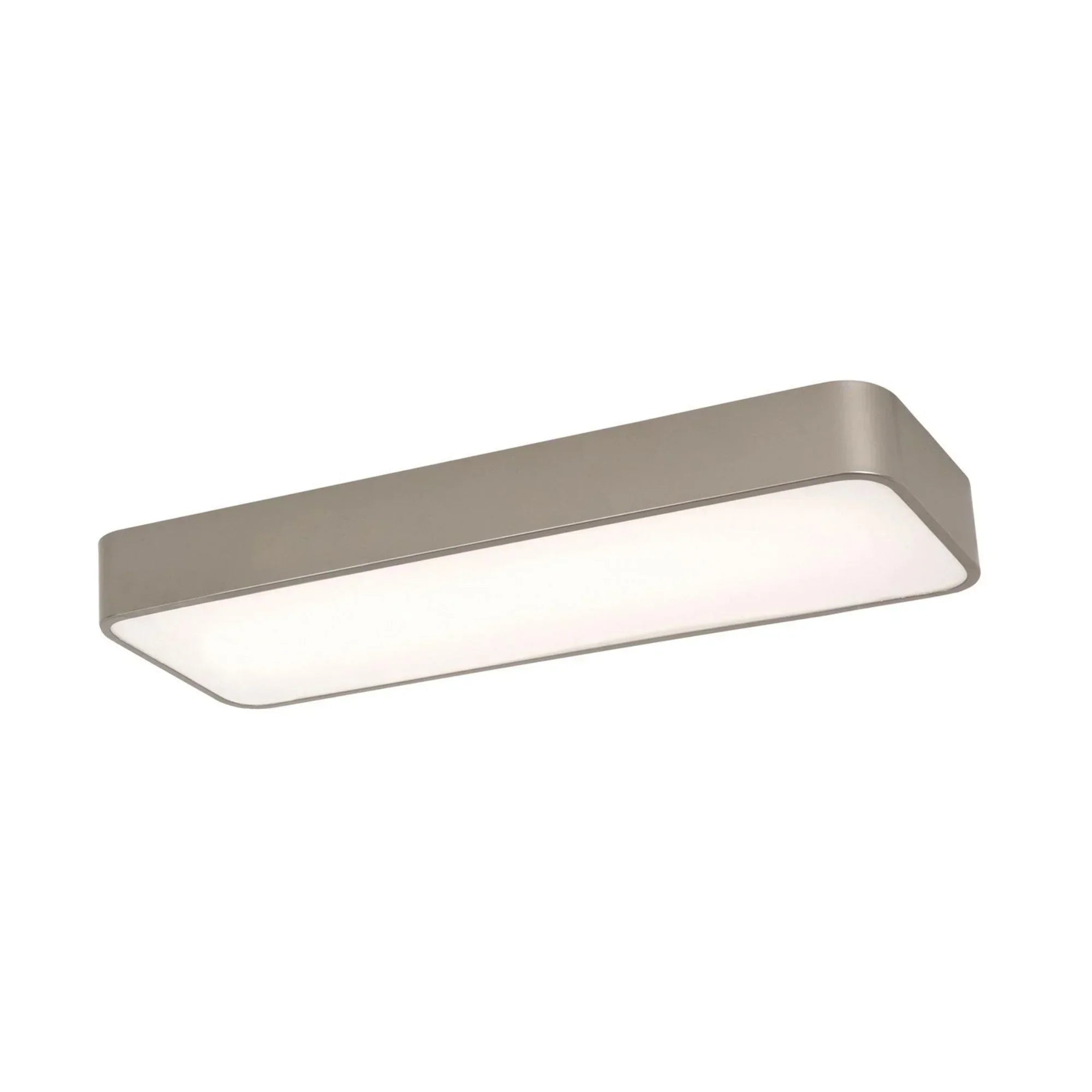 Bailey 24" LED Linear Flush Mount, Satin Nickel Finish, Motion Sensor