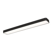 Bailey 46" LED Linear Flush Mount, Black Finish