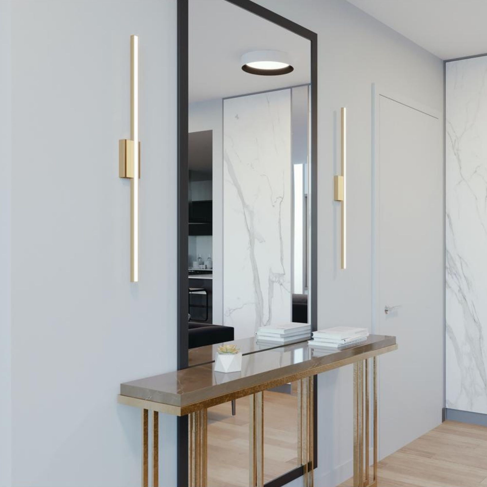 Barlow 18 in. LED Bath Bar Satin Nickel finish - Bees Lighting