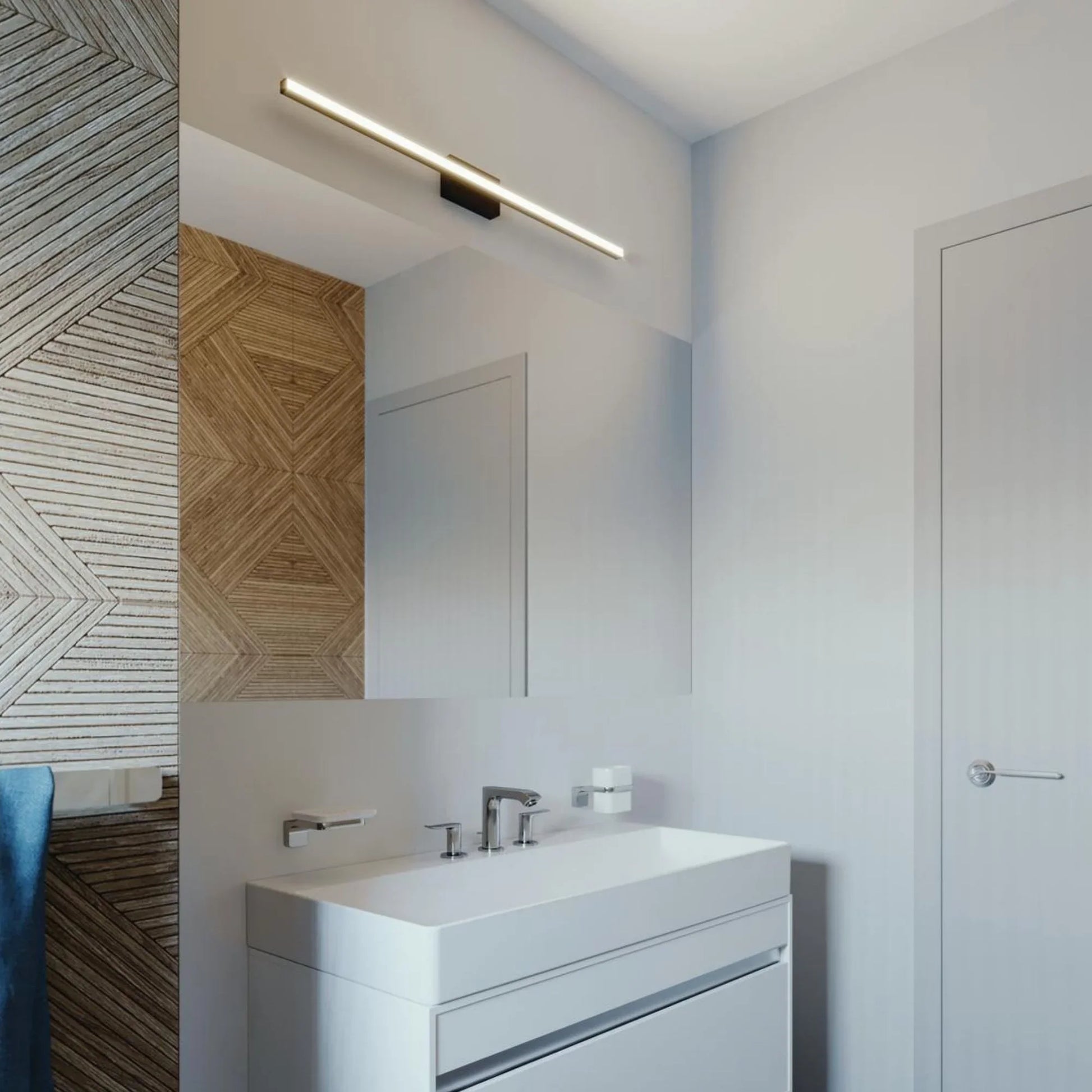 Barlow 24" LED Vanity, Polished Chrome Finish - Bees Lighting