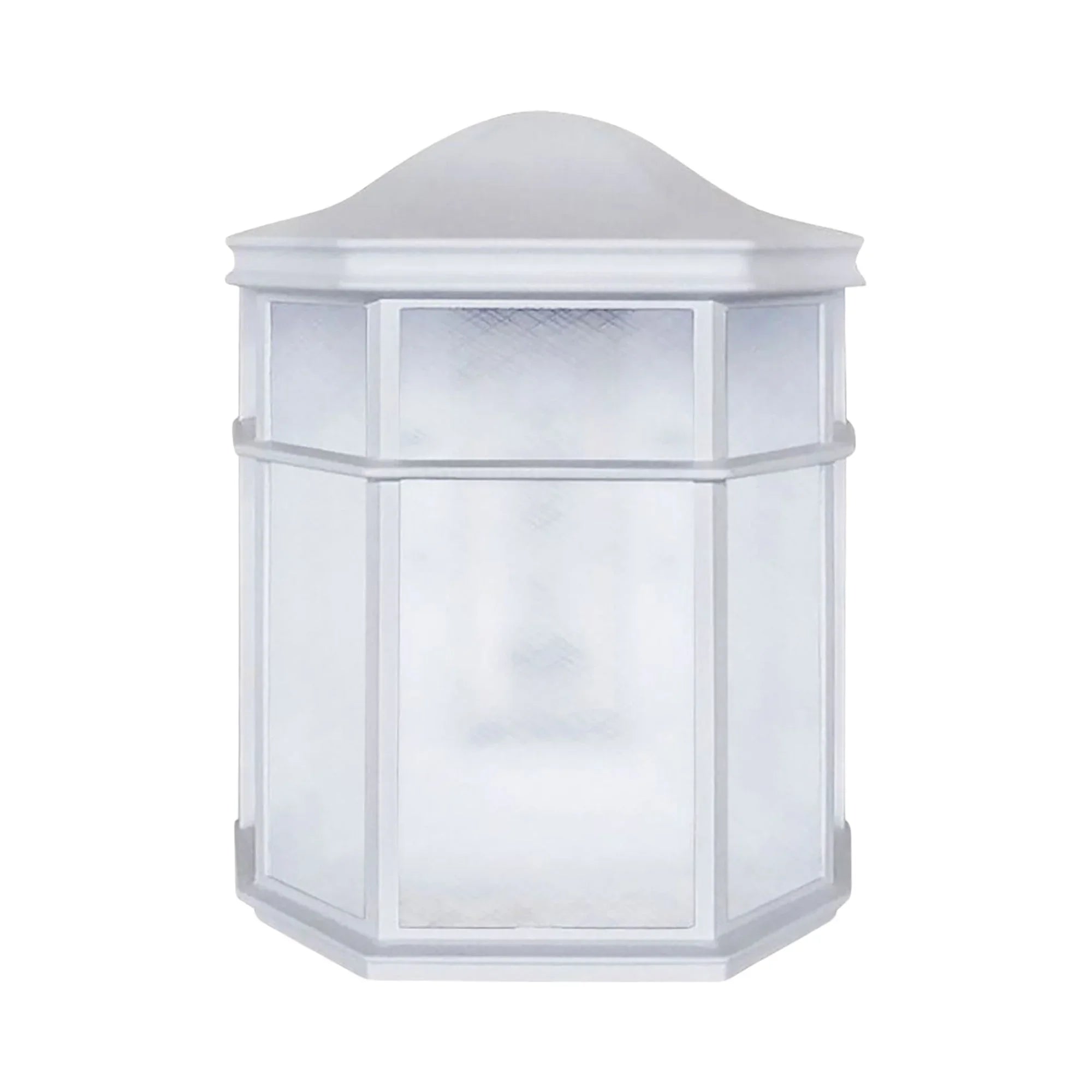 Bristol 10" LED Outdoor Wall Sconce, White Finish - Bees Lighting