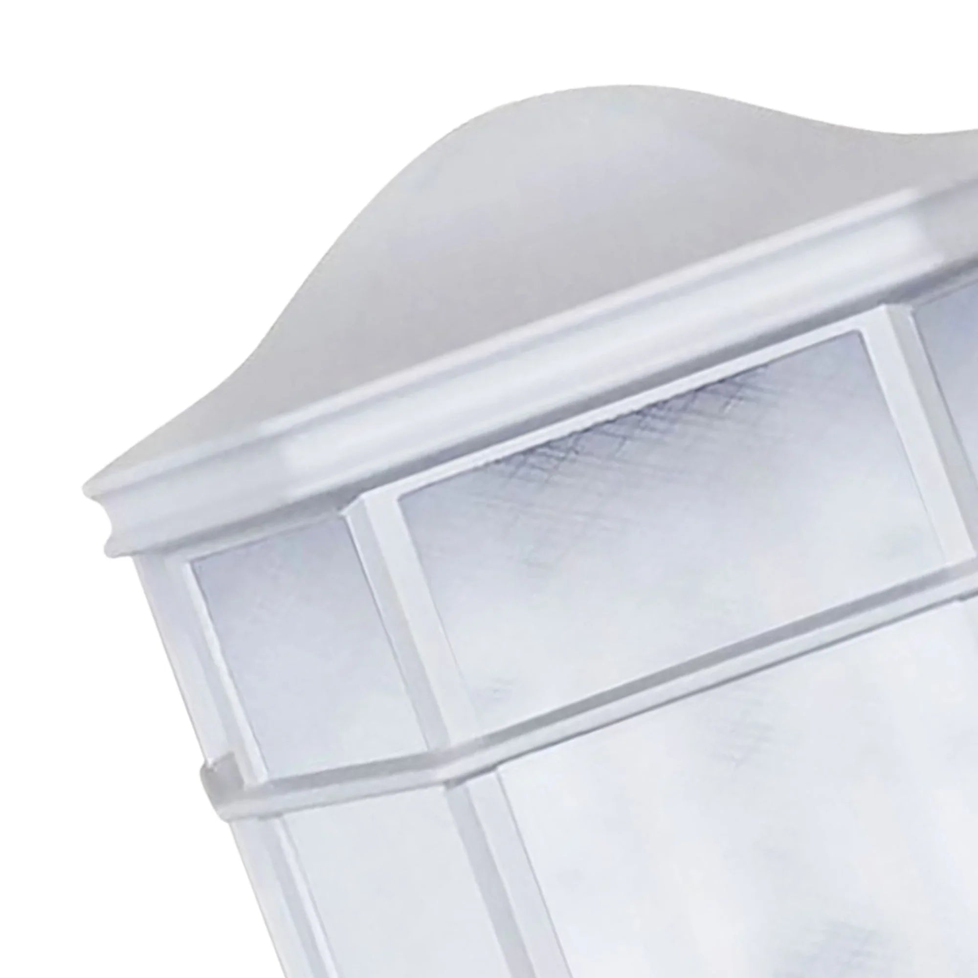 Bristol 10" LED Outdoor Wall Sconce, White Finish - Bees Lighting