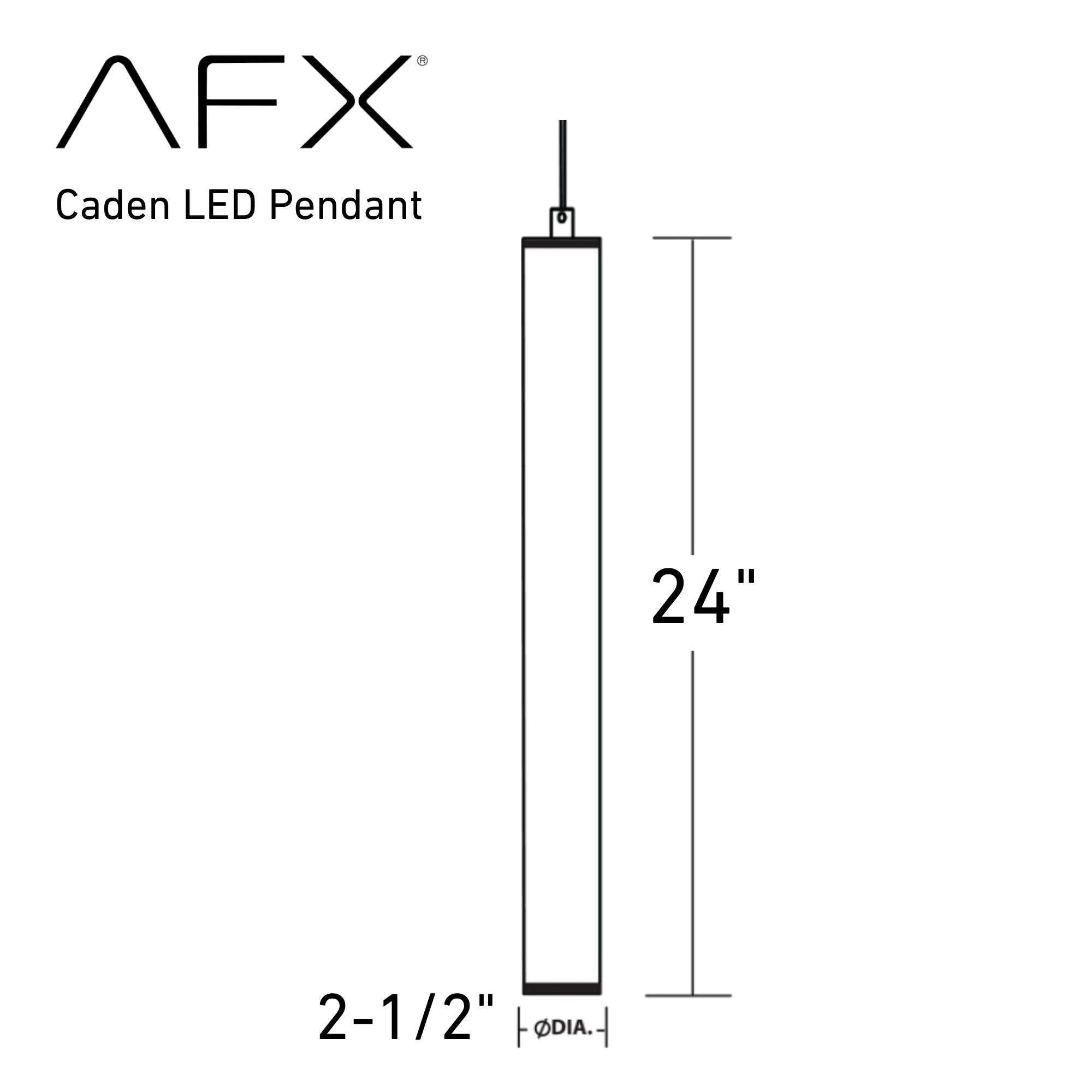 Caden 24 in. LED Pendant Light Satin Nickel Finish - Bees Lighting