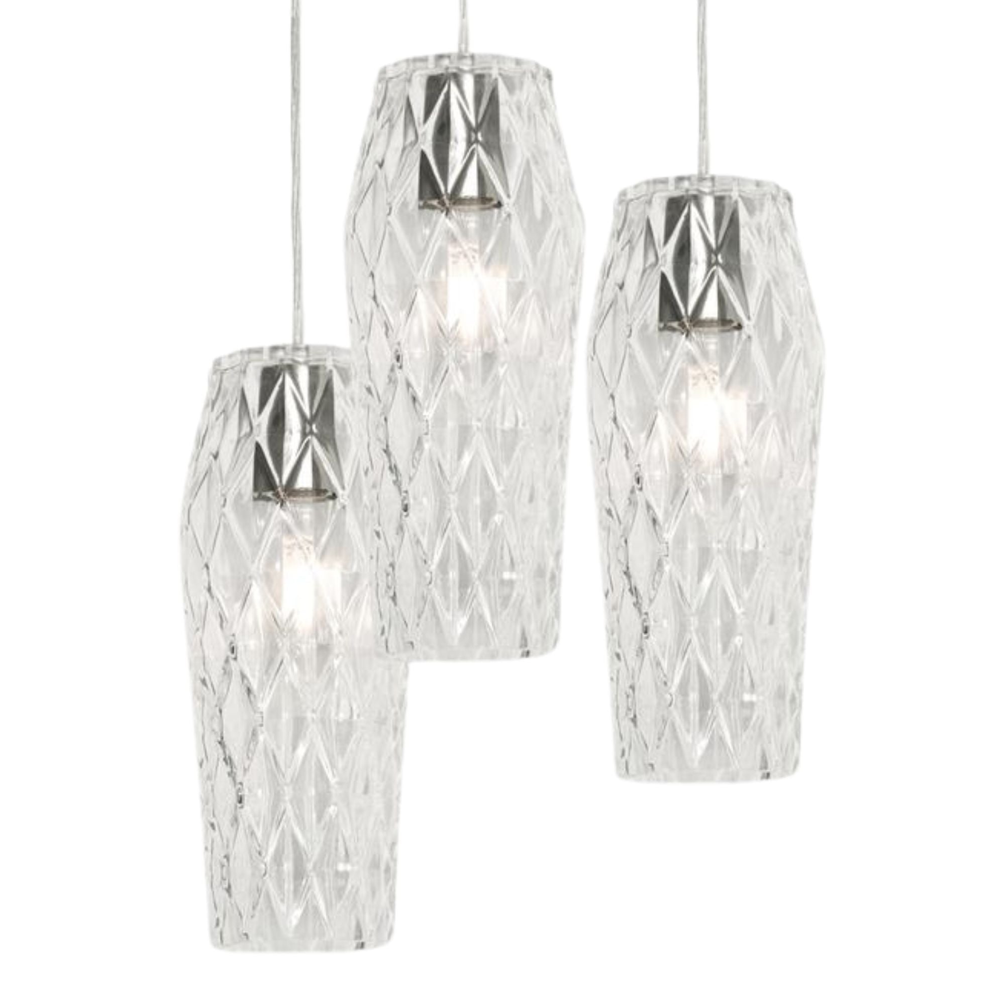Candace 18 in. 3 Lights Round Pendant Light