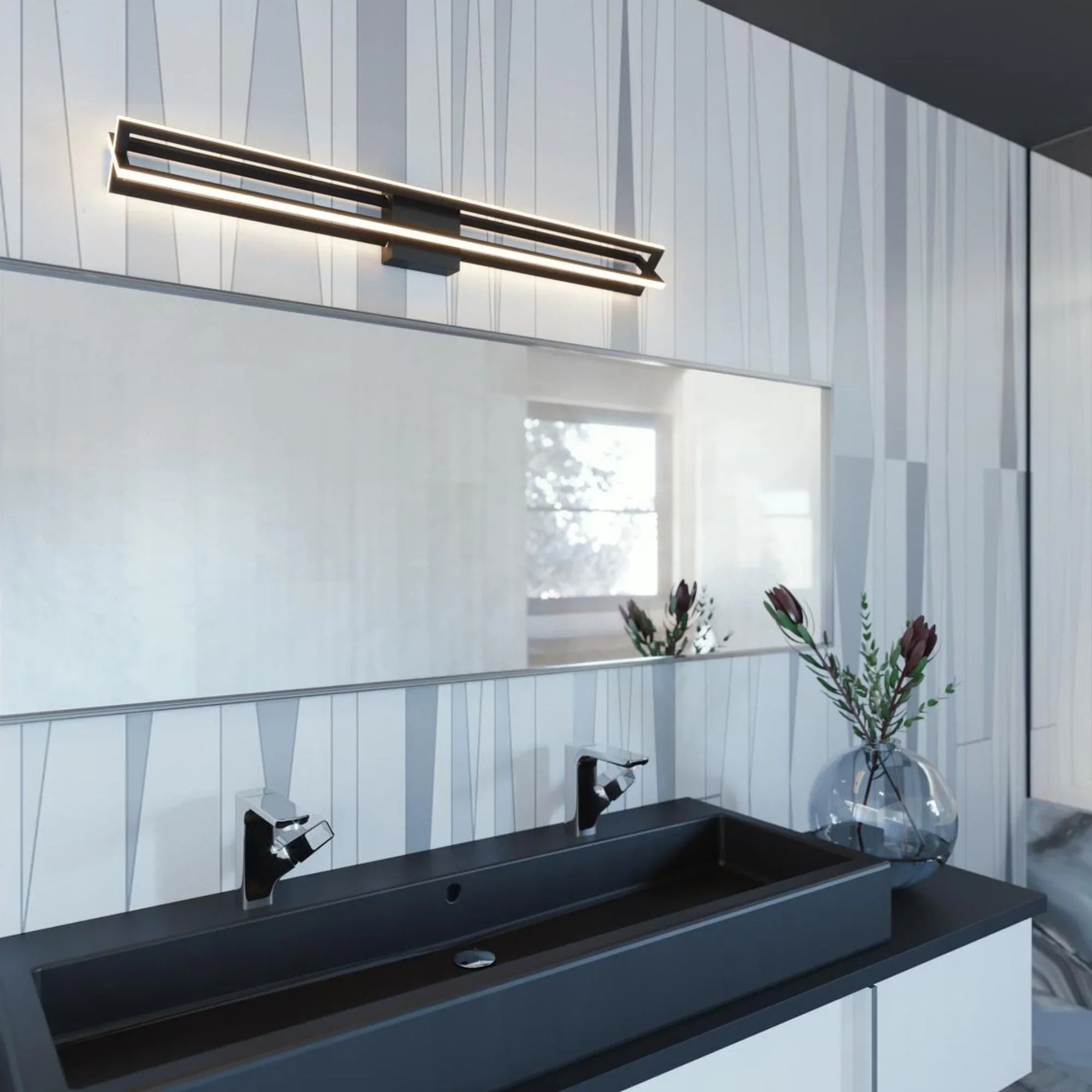 Cass 24" LED Vanity, Gold Finish - Bees Lighting