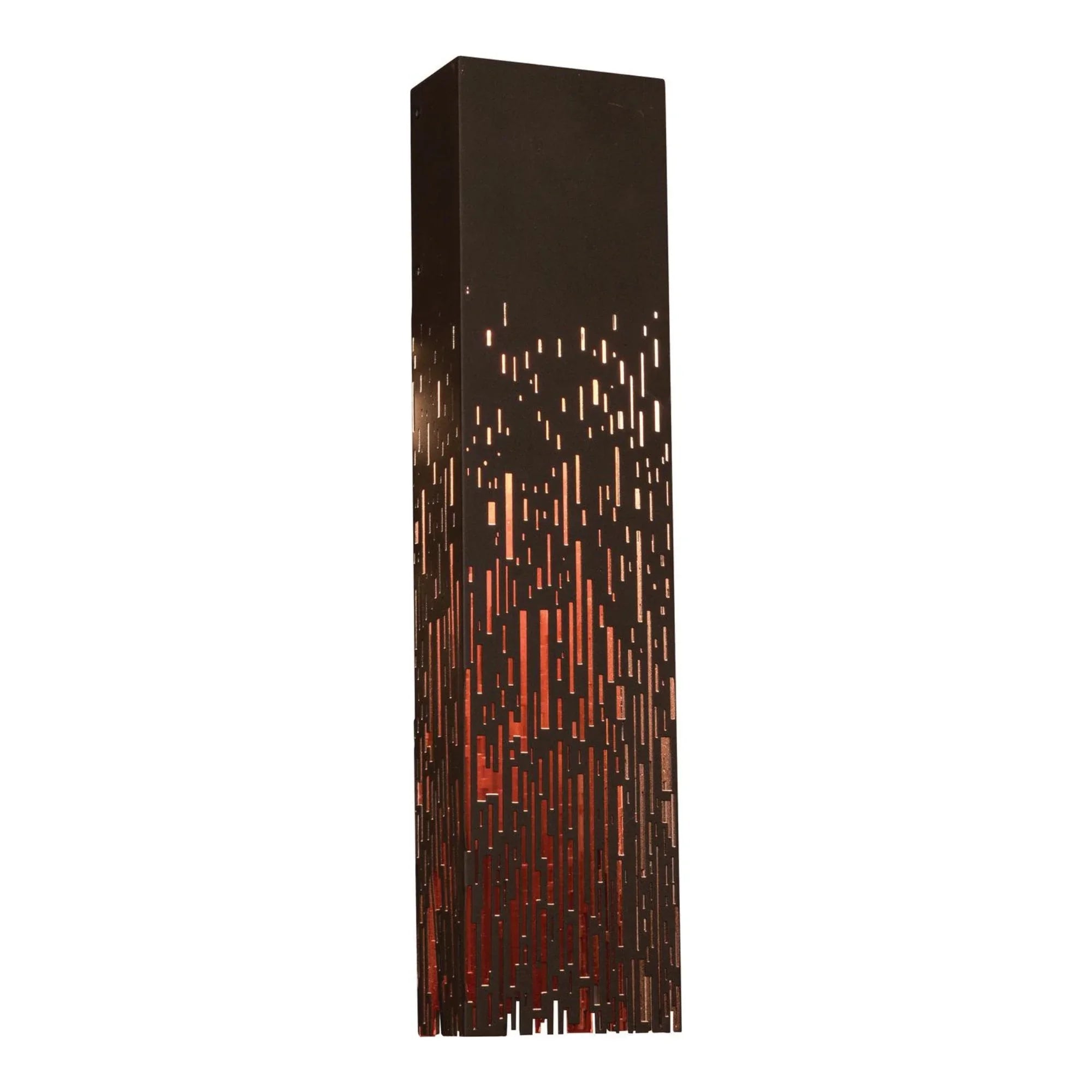 Embers 19" LED Wall Sconce, Black Finish - Bees Lighting