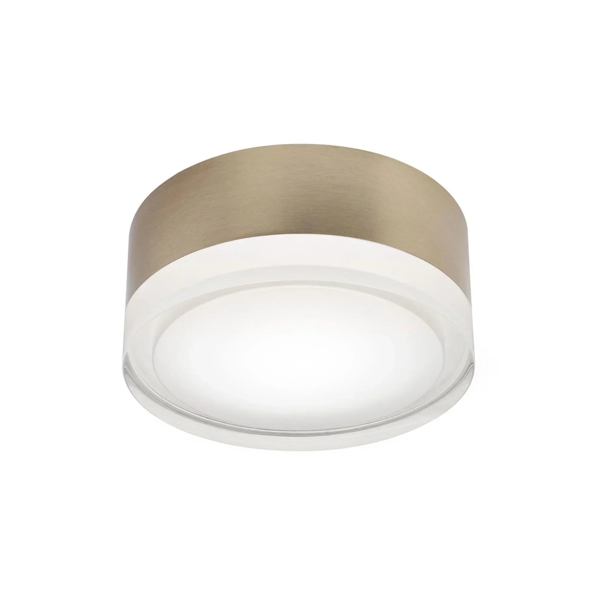Emma 6" LED Flush Mount, 5CCT, Light Antique Brass Finish