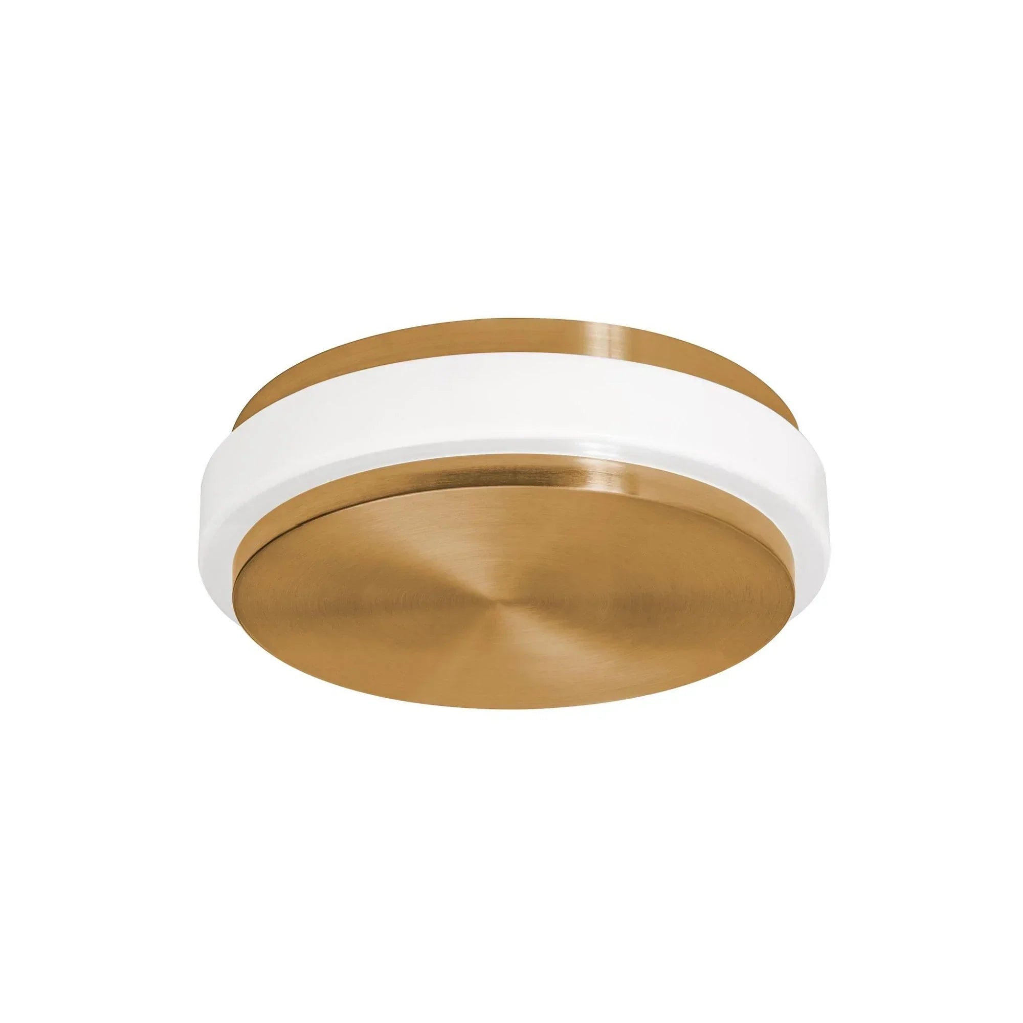 Eris 10" LED Flush Mount, 5CCT, Light Antique Brass Finish