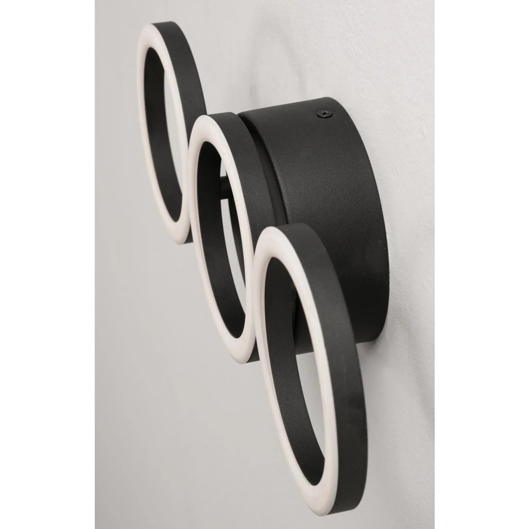 Glo 14" LED Wall Sconce, Black Finish - Bees Lighting